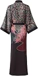 Women's Kimono Long Robe Bathrobe Nightgown