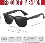 KANASTAL Polarized Sunglasses for Women Men Retro Rectangular Sun Glasses UV400 Protection Shades for Golf Driving Fishing