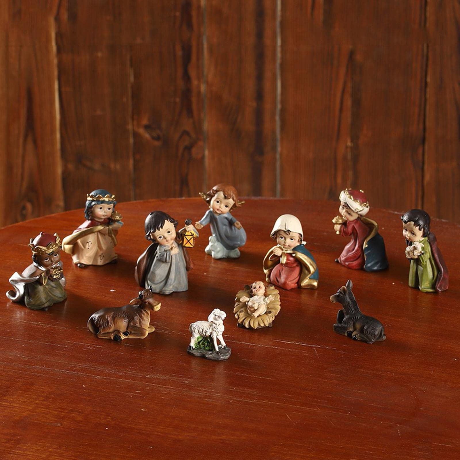 misppro Krippen-Set, Krippe, Krippe, Miniaturen, Ornamente, katholisches Geschenk