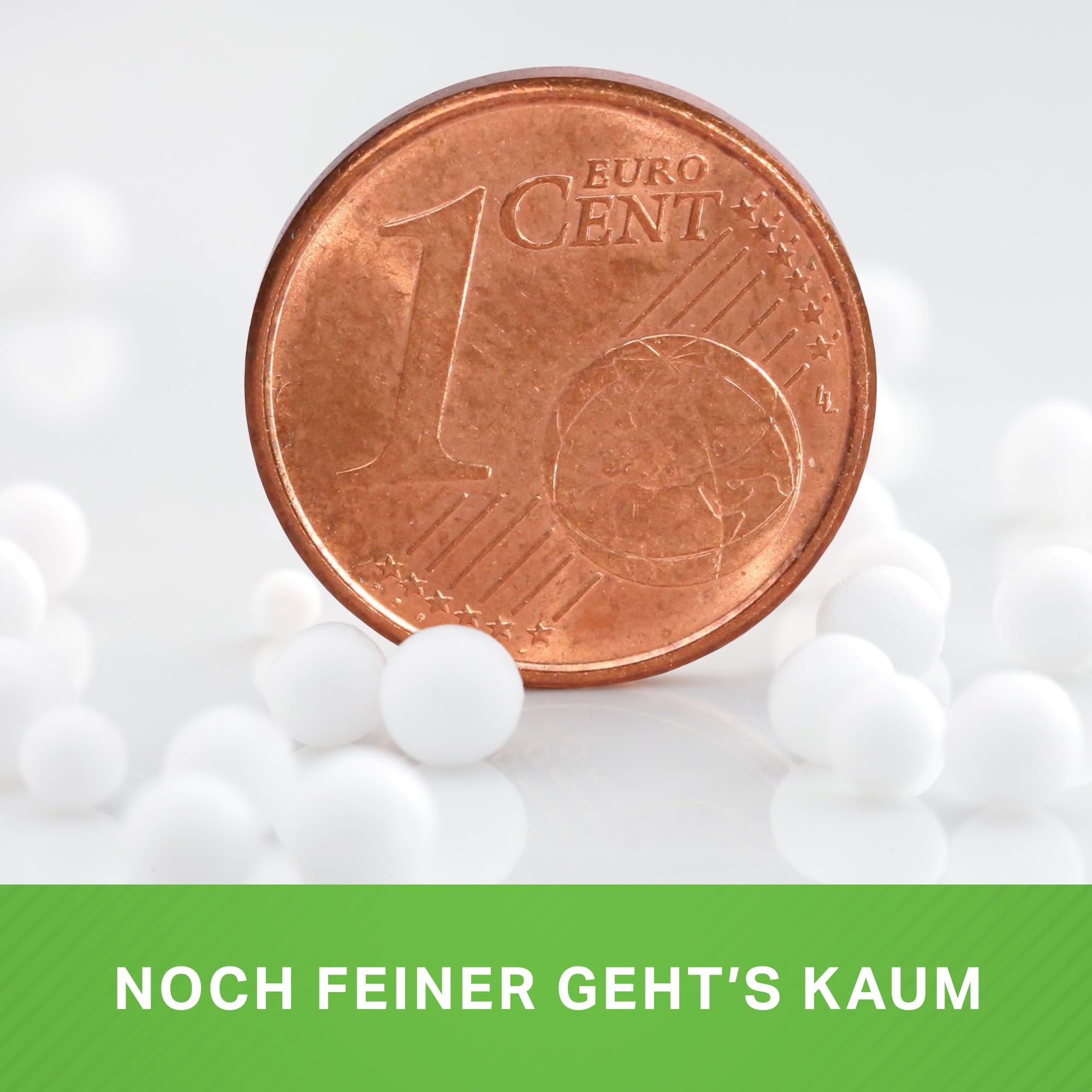 Green Bean® 300 litri di alta qualità micro perle EPS 0,5-1 mm di produzione tedesca per imbottitura a sacco di pouf, confezione di ricarica per cuscini e microperle per allattamento