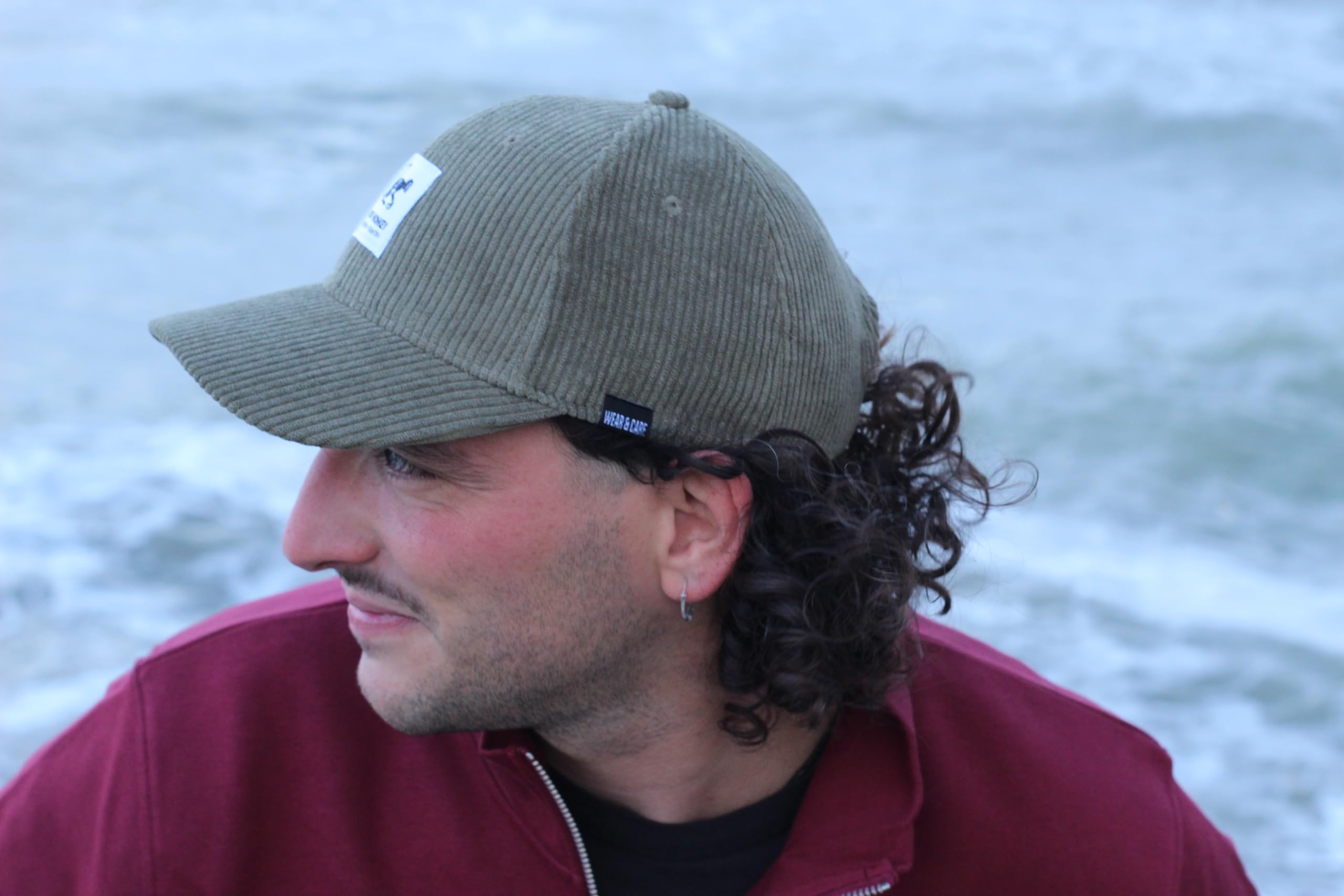 Surf Monkey Gorra Classic - Gorra Dad de Pana sin Estructura - poliéster Reciclado Pet