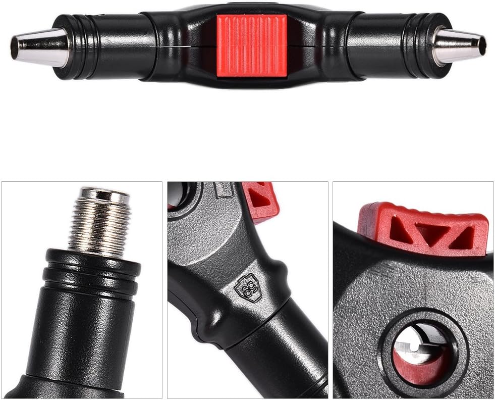 3 in 1 F Plug Coaxial Compression Tool F Head RG59 RG6 Connector Coax Cable Stripper Coaxial Installation Fitting Tool for Digital TV