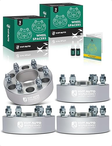 Miniatura 18 de YHTAUTO Espaciadores de rueda de 1.5 pulgadas para Ford F-150, Expedition y Lincoln Navigator 2003-2014, Mark LT, espaciadores de neumáticos Negro