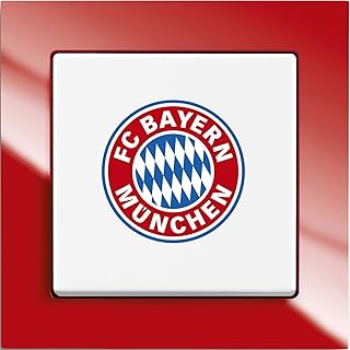 Busch-Jaeger przełącznik zmienny 2000/6UJ/03 przełącznik kibica FC Bayern Monachium, 1012-0-2201