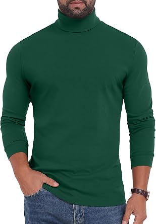 Sailwind Mens Lightweight Turtleneck Shirts Long Sleeve Thermal Pullover Sweater