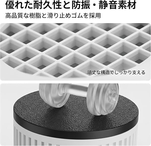 Tomedama洗濯機 かさ上げ台 高さ調整 継ぎ脚 振動防止 防音 家具・床に傷防止 滑り止め 洗濯機用防振かさ上げ台 家具脚 ソファー テーブル 冷蔵庫用 取り外し可能 4個セット(三階9.3cm ホワイト) - 5