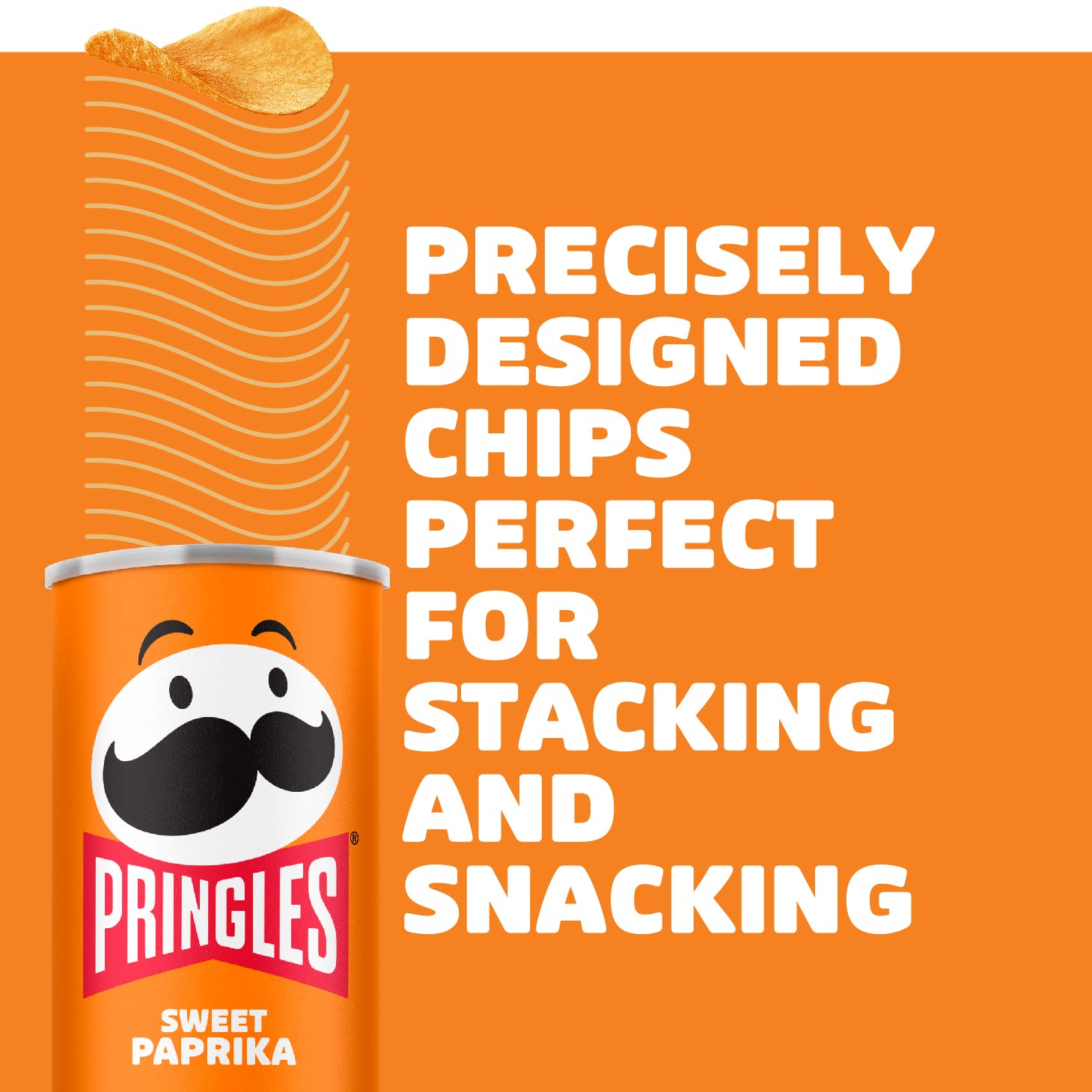Pringles Sweet Paprika | Paprika Chips | 19er Vorratspackung (19 x 200g)