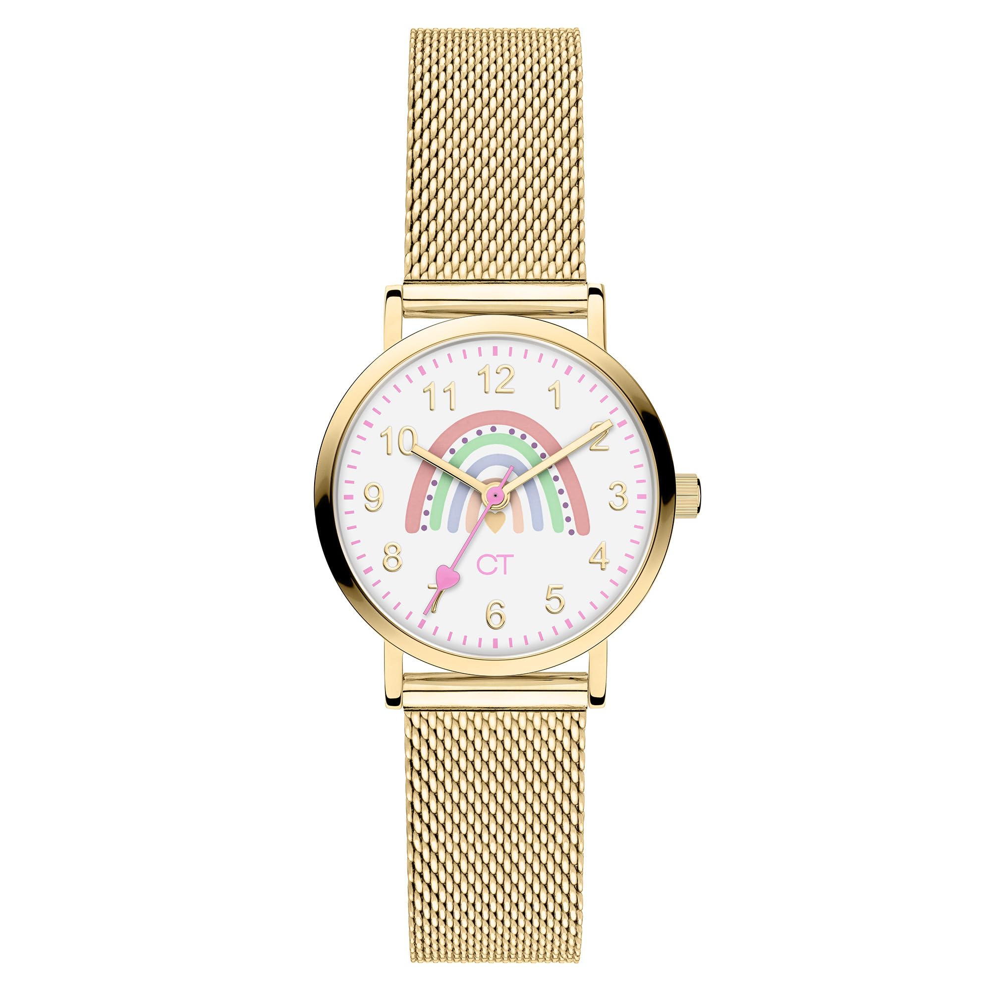 Cool Time Quarzuhr The Cool Rainbow CT-0058-MQ, Armbanduhr, Edelstahlarmband, Kinderuhr, Mädchen