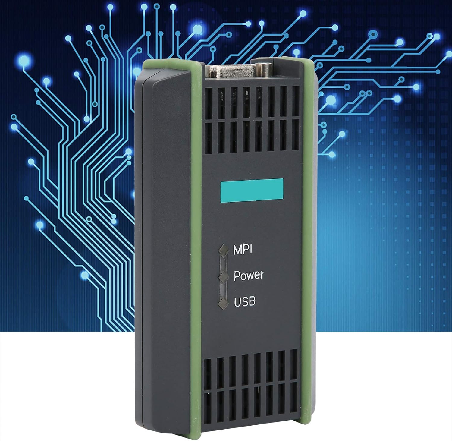 PC USB PLC Programming Cable Adapter, MPI PPI DP Port Supported with Connecting Line Compatible with S7-200 S7-300 S7-400