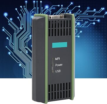 PC USB PLC Programming Cable Adapter, MPI PPI DP Port Supported with Connecting Line Compatible with S7-200 S7-300 S7-400