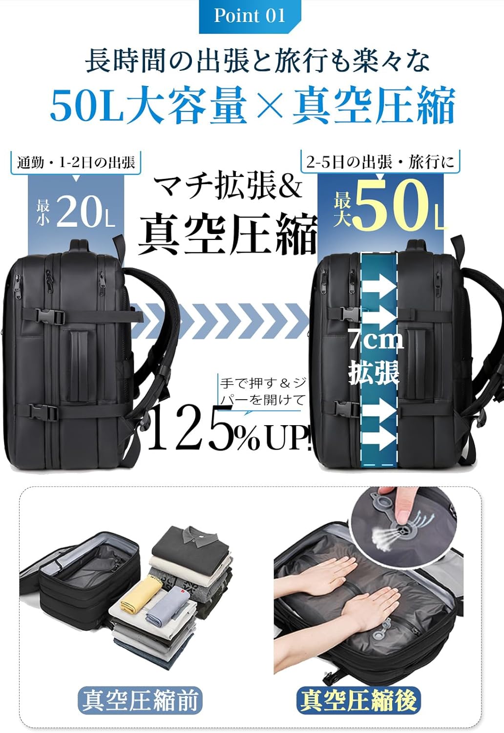 sushoori] リュック バックパック ビジネスリュック リュックサック 大