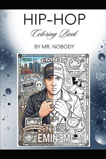 Hip-Hop coloring Book: Rapper Art