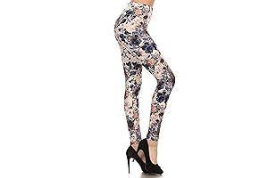 Floral & Space Print Leggings for Women - All Sizes from Regular to 5X