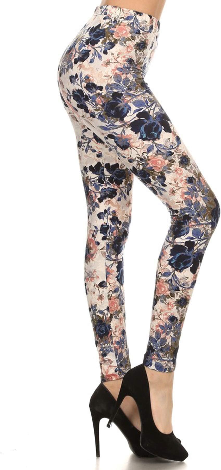 Leggings DepotHigh Waisted Novelty Christmas Holiday Print Leggings for Women (Available in Plus Size)