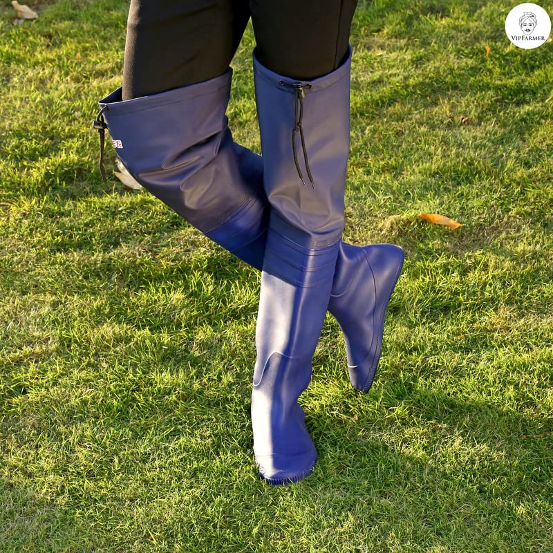 Image of VIPFARMER Farmer Shoes |Short Paddy Shoe|Rain Boots |Agriculture Shoes (Size-10)