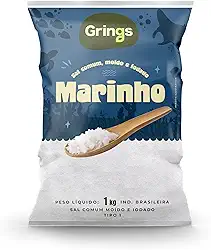 Grings Sal Marinho Comum Moido Iodado 1Kg