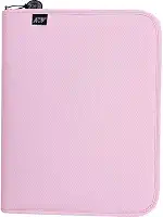 Fichário Escolar, Sweet, com Zíper, Rosa com Estojo + Divisórias, 96 Folhas, ACP