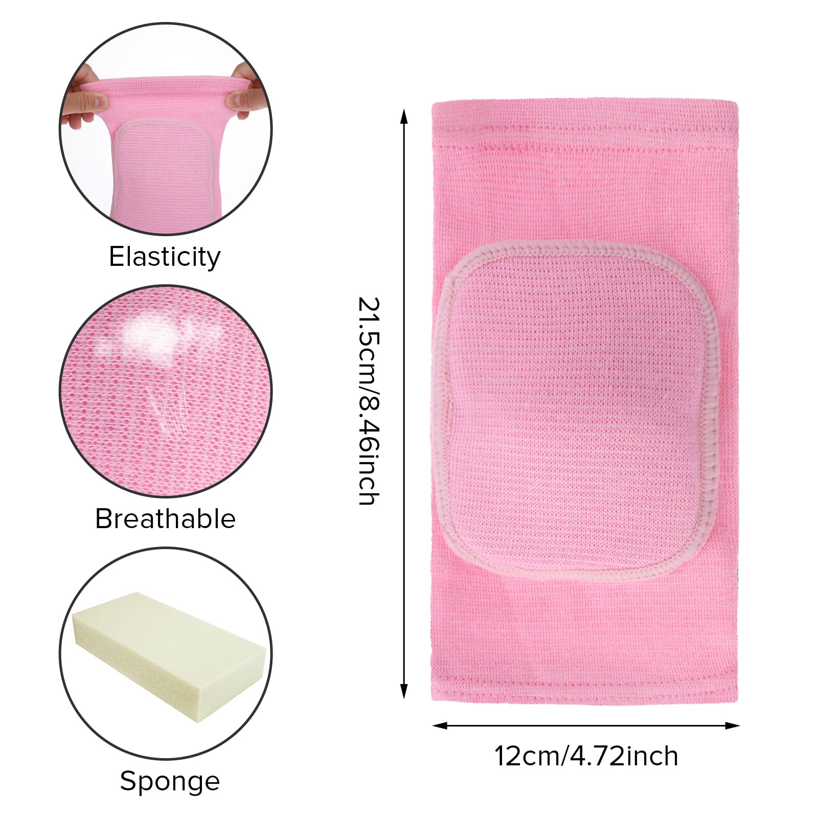 WLLHYF Coppia di gomitiere con imbottitura in spugna spessa, traspirante, fascia per gomito, supporto per braccio, fitness, tendinite, cinghia di supporto per bambini, ragazze, ragazzi, adolescenti,