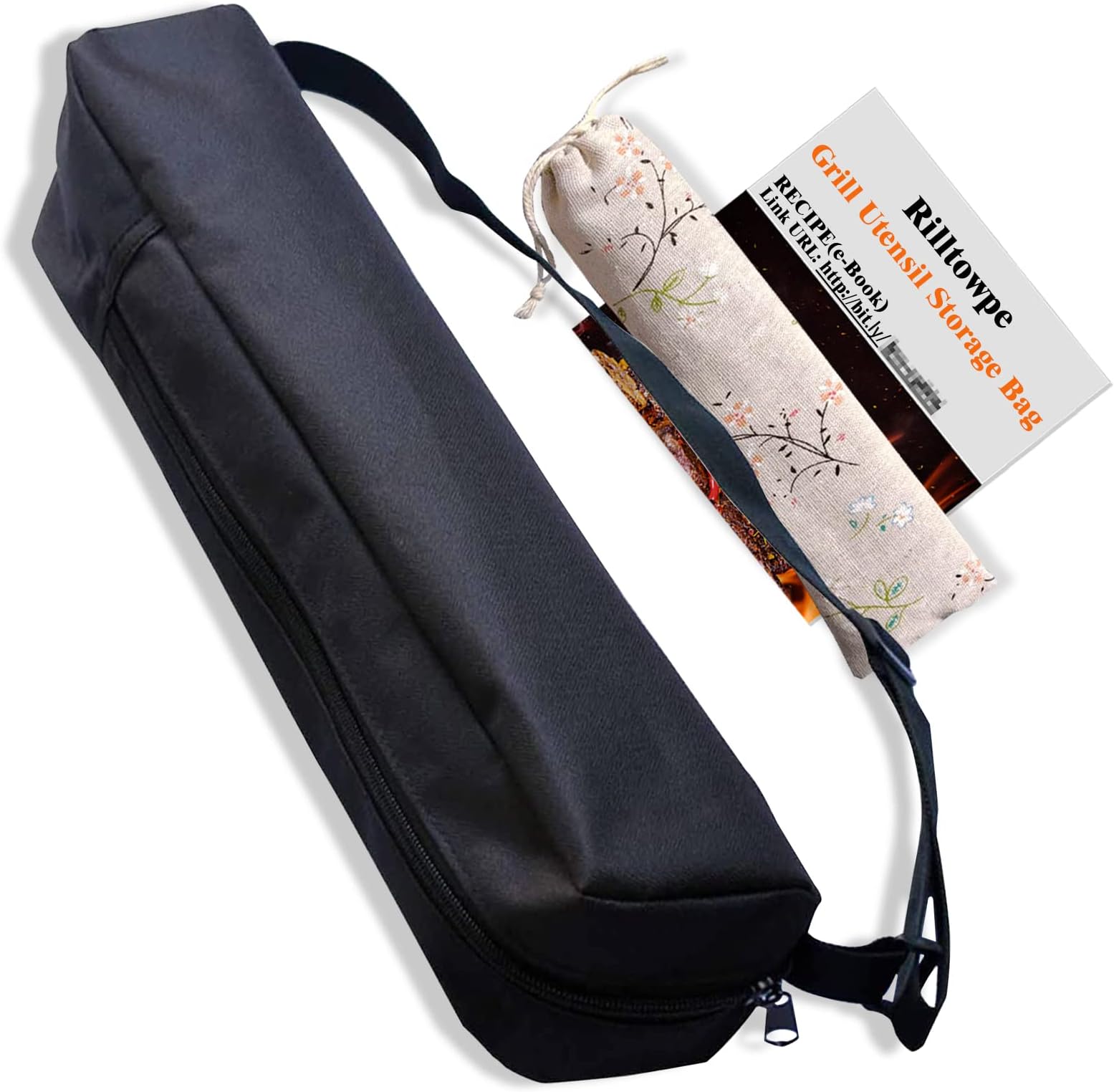 Grill Tool Storage, BBQ tools Bag (Oxford Cloth), Foldable Grilling Bag for Camping and Hiking BBQ. Gift for Men, Give Him a Home Tool.