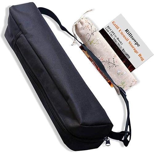 Grill Storage Bag, Grilling Bags for Outdoor Grilling, Grill Tool Storage, Grill Hardware & Tools BBQ Bag, Oxford Cloth BBQ tool Storage Storage Bag, Foldable Grill Bag for Camping and Hiking BBQ.