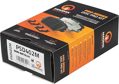 Miniatura 4 de MAGMA Pro-Series PSD402M Pastillas de freno semimetálicas, delanteras