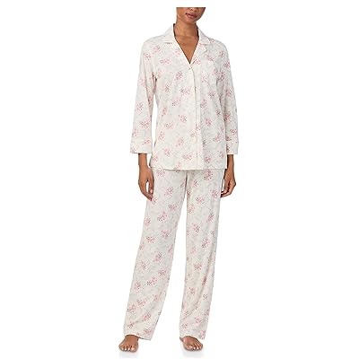 Lauren Ralph Lauren Classic Knit Short Sleeve Pj Set Women