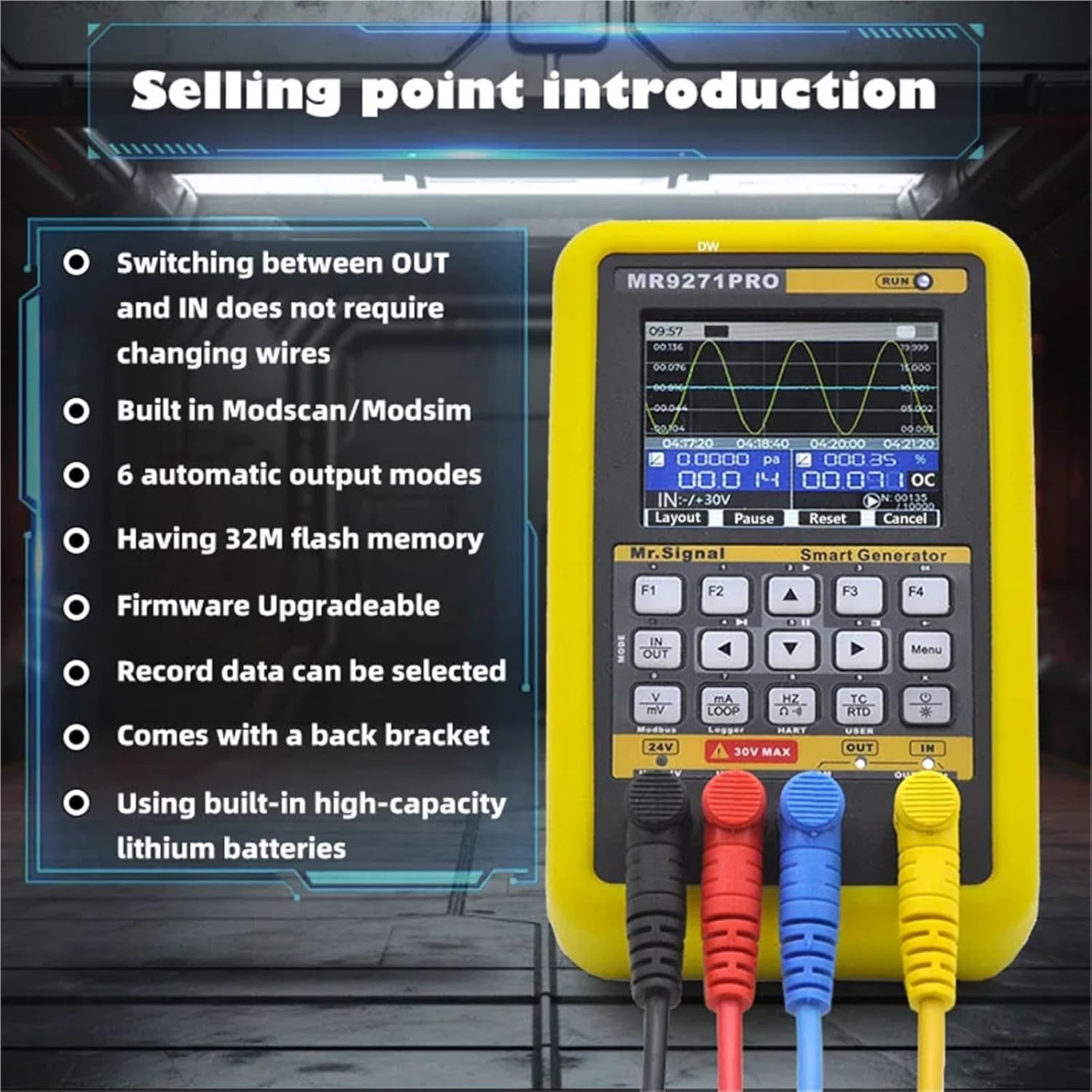 Signal Generator with Integrated Paperless Recorder, Multi-Signal Compatibility, and Process Calibration Support,(US)