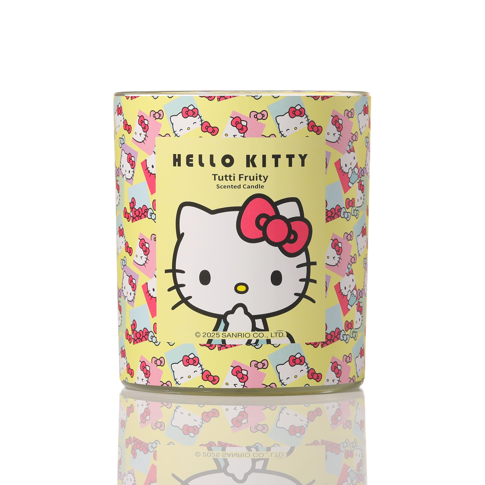 Hello Kitty 1-Wick Candle - Tutti Fruity Scent - Yellow - Medium