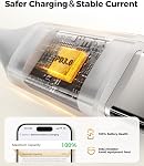 Silkland USB C à USB C Câble 60W 3 Boîte [6,6 pi + 3,3 pi + 1,6 pi], PD QC 3.0, Chargeur rapide de type C USBC Compatible avec le cordon iPhone 17, Samsung S24/S23 Ultra, iPad Pro Air Mini, MacBook, Pixel