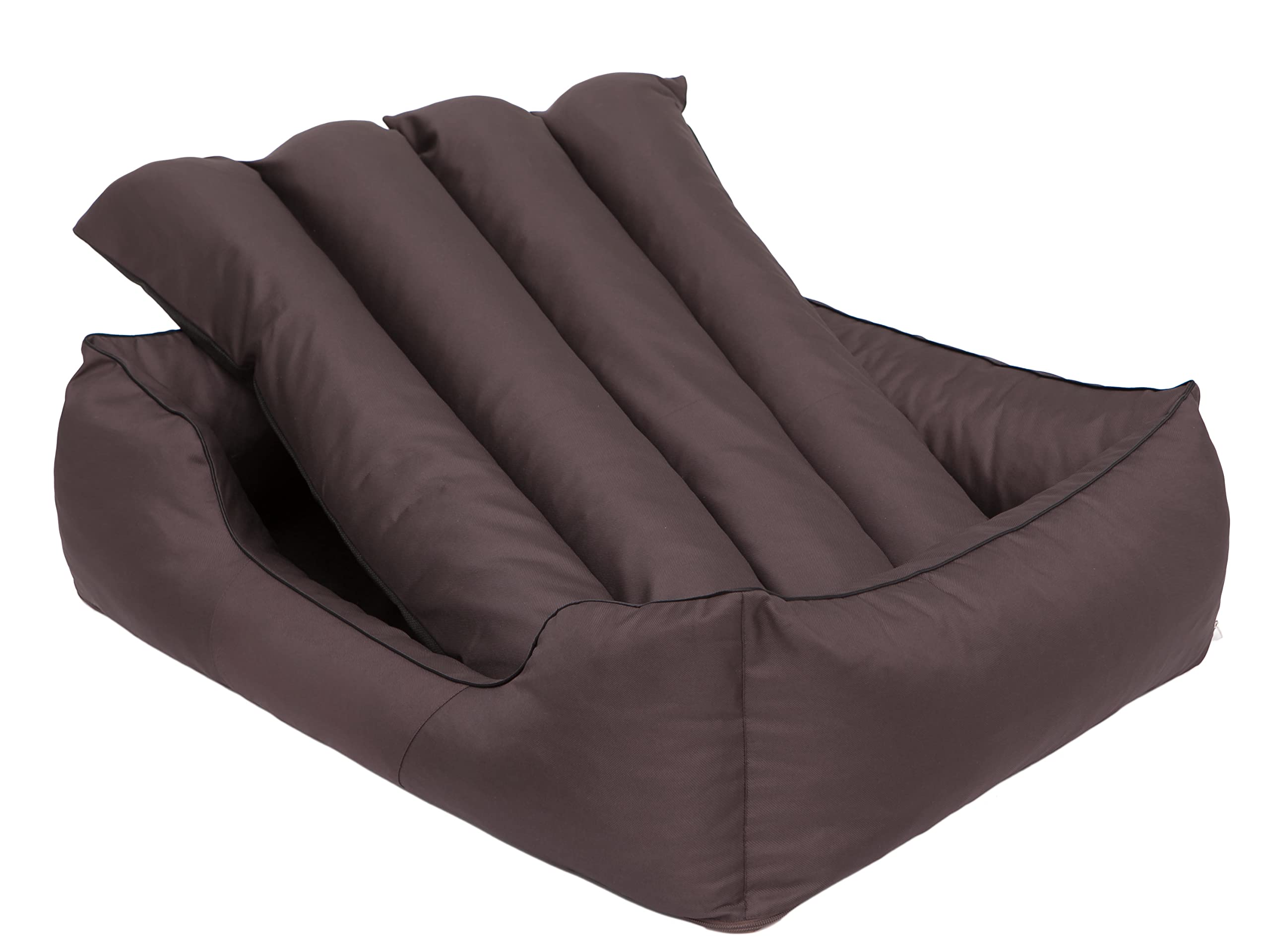Cuccia per cani e animali domestici, cuscino per cani, letto per cani, letto per cani, letto per animali domestici, materasso marrone scuro, L – 65 x 50 cm