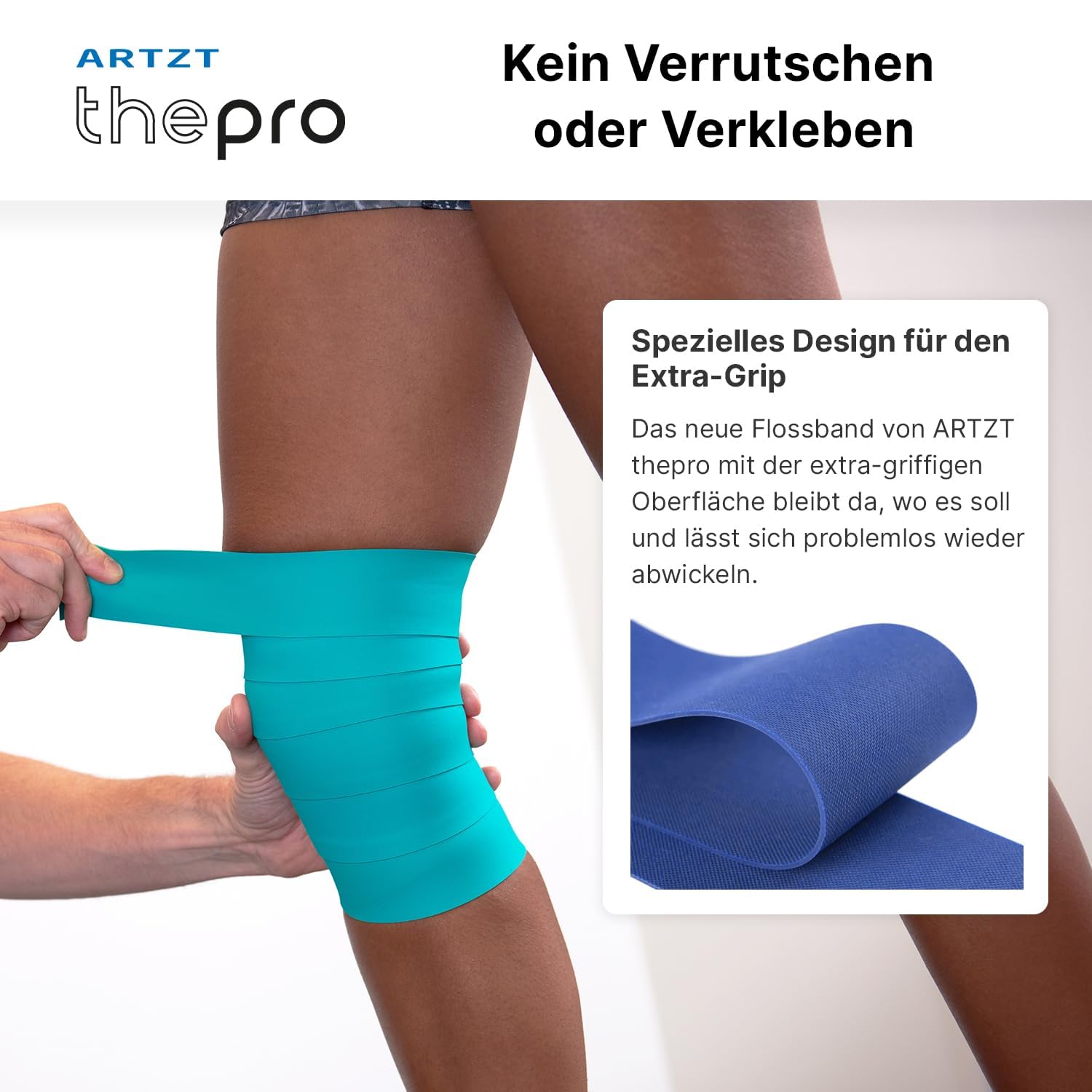 Flossband | Rutschfestes Medical Flossing Band I Elastisches Flossing Band für Vitality Flossing | Kompressionsband für bewegliche Gelenke & Muskeln | Latexfrei & geruchsarm