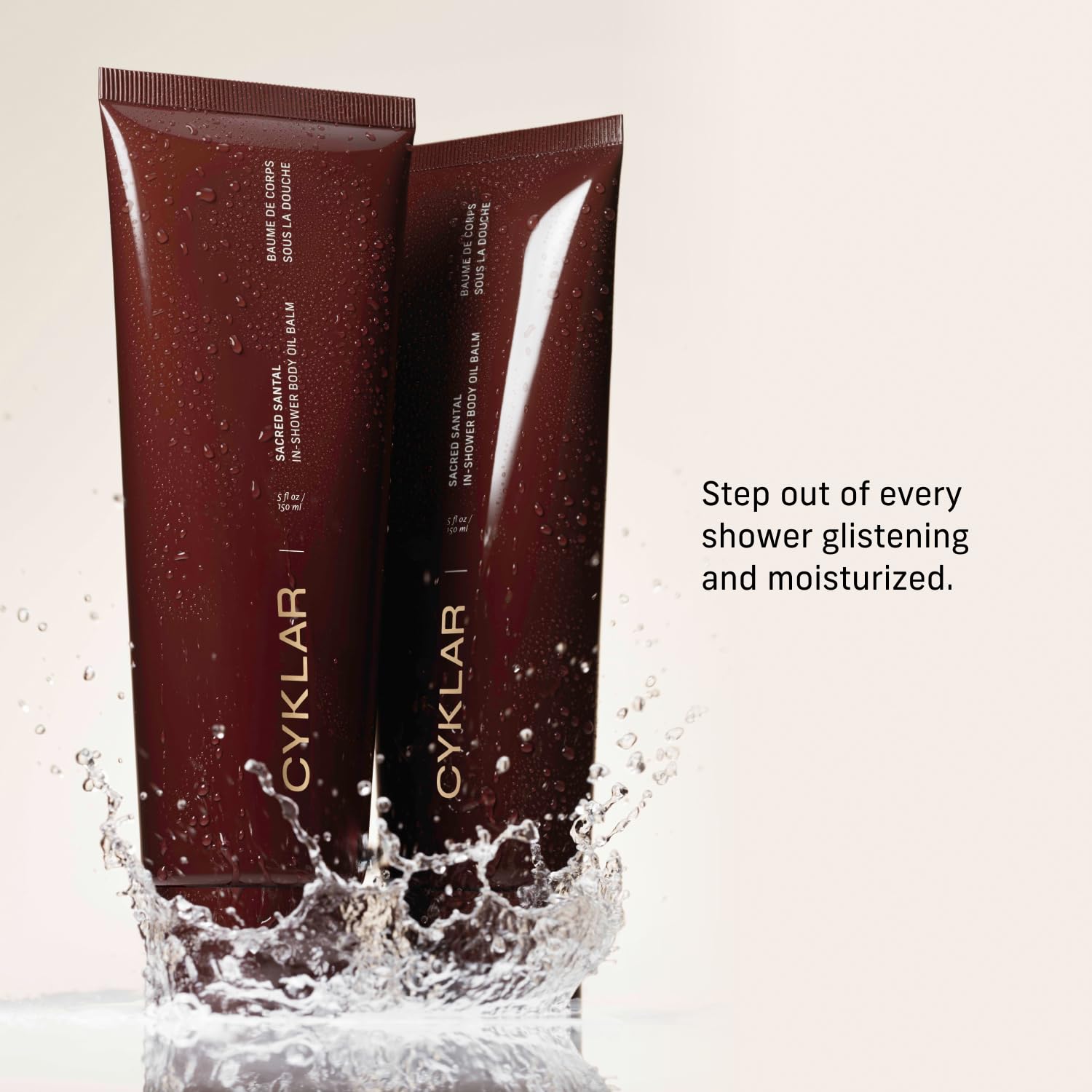 CYKLAR In-Shower Oil Balm. Sacred Santal Scented Hydrating Body Moisturizer, with Ceramide NP and Multi-Lipid Complex. Nourishing Skincare for Soft, Smooth, Supple Skin. 5 Fl Oz - Image 3