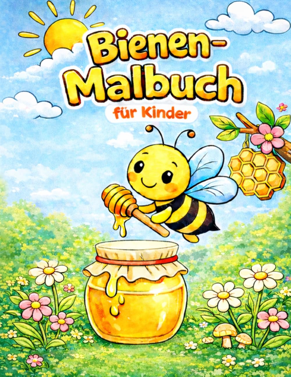 Bienen-Malbuch für Kinder: Mein erstes Bienen- und Imker-Malbuch