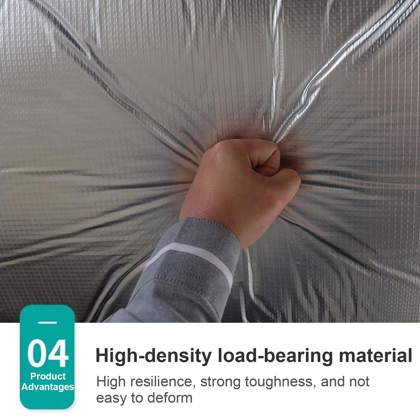 Rotolo di isolamento termico in schiuma di alluminio riflettente autoadesivo，Isolante Termico Pannello Riflettente Termosifoni,Autoadesivo Materassini Isolanti(1*4m/3.2*13ft,5MM(THK))