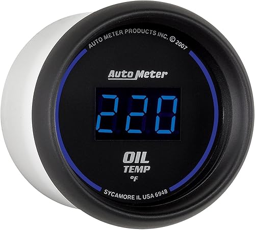 Auto Meter 6948 Cobalt Digital 2-116" 0-340 F Medidor de temperatura de aceite