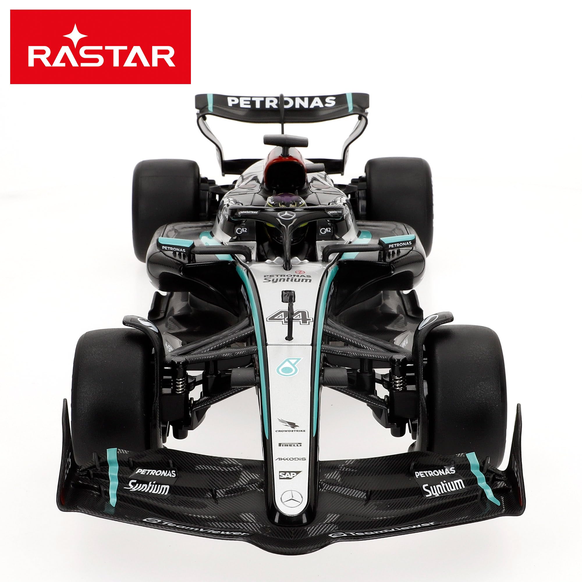 ColorBaby RASTAR RC Car Mercedes AMG W15 E Performance 2024, Skala 1:12, Oficjalna Replika, Formuła 1, Pilot Zdalne Sterowanie, Wierne Szczegóły, Kolekcja Zabawek, Dla Chłopców i Dziewcząt Od 6 lat