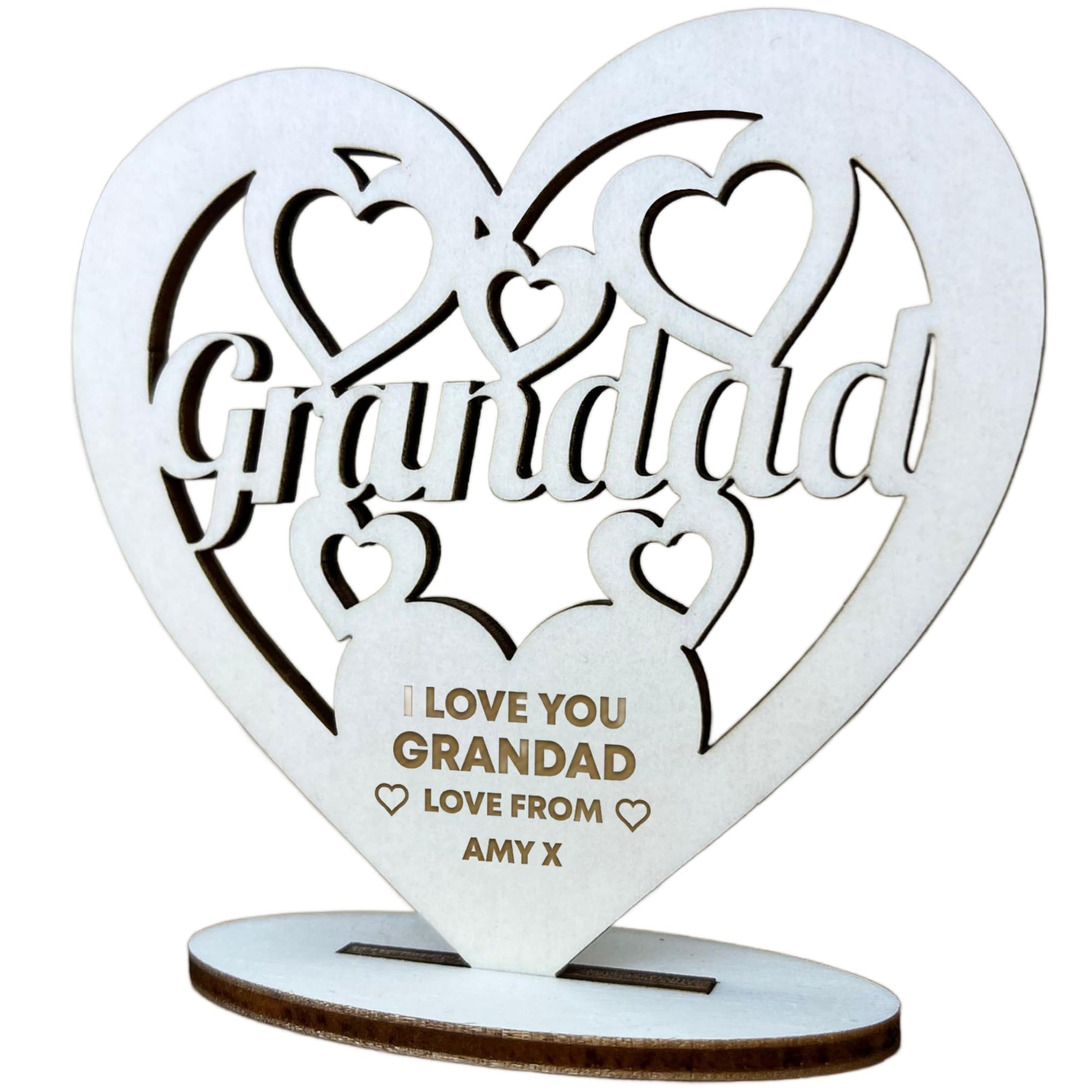 Red Ocean Personalised Fathers Day Gift For Grandad From Grandson Granddaughter Happy Birthday Gift
