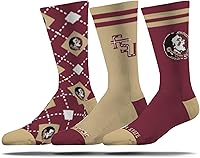 Vista 14 de Strideline Calcetines de vestir de la NCAA para hombre, colección Campus, paquete de 3, talla única