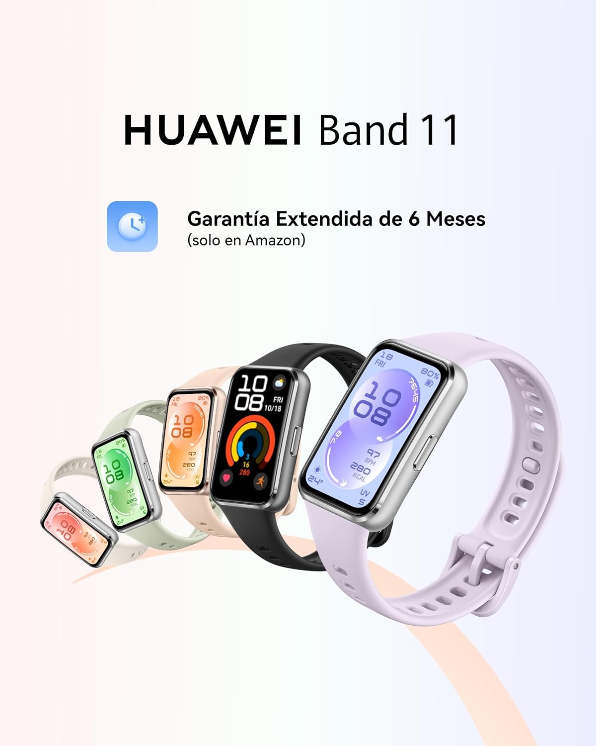 HUAWEI Band 11 Smartwatch, 1,62″ AMOLED 1500 Nits, Rastreador de Actividad, Frecuencia Cardíaca y SPO₂, hasta 14 Días Autonomía, Bienestar Emocional, Resistencia Agua, Bluetooth, Android & iOS, Negro 3