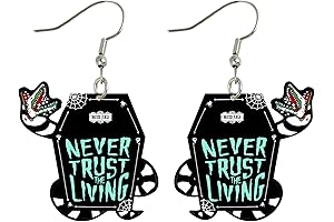 Betelgeuse-Inspired Halloween Earrings: A Spooky Accessory for Beetlejuice Fans