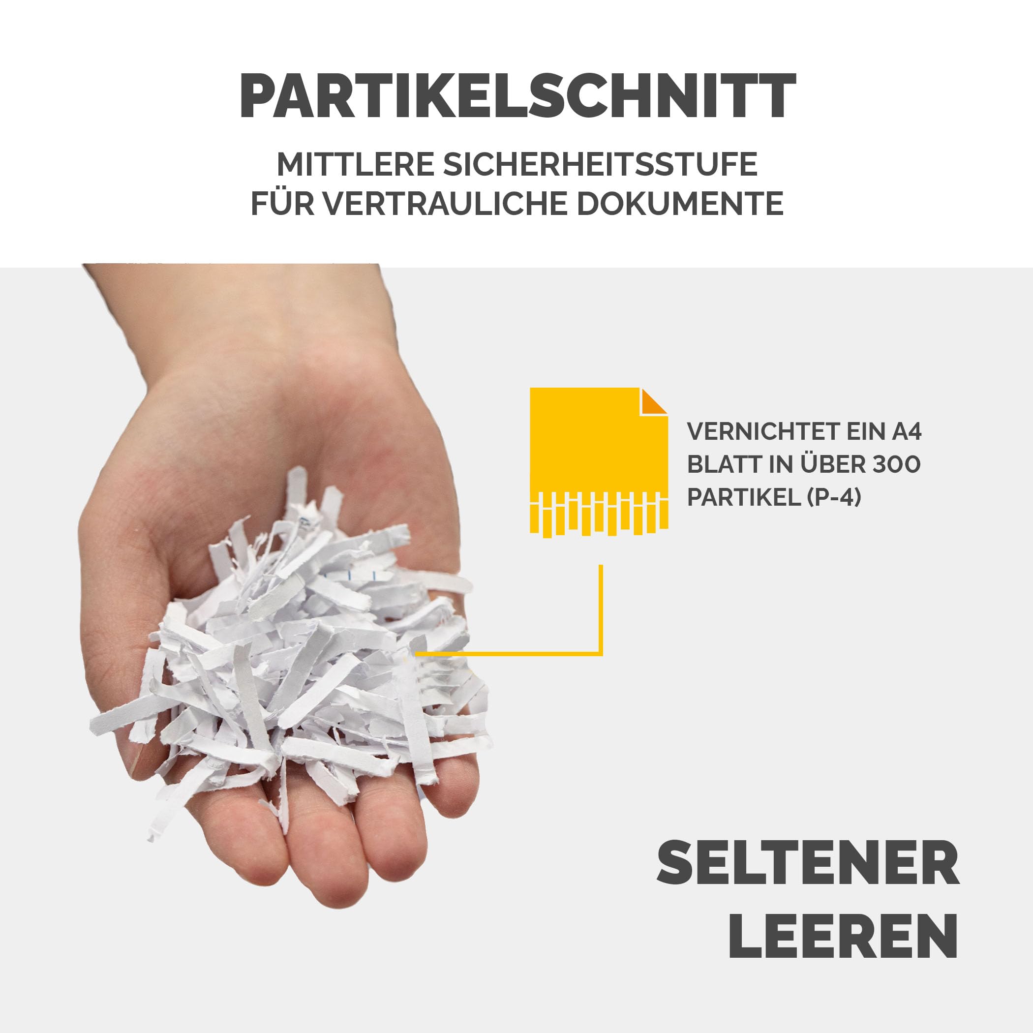 Fellowes Auto-Feed 150C Partikelschnitt Aktenvernichter (P-4), 150 Blatt, für 1-3 Nutzer im Büro oder Home Office mit SilentShred, geeignet zur Datenschutz-Grundverordnung (DSGVO 2018)
