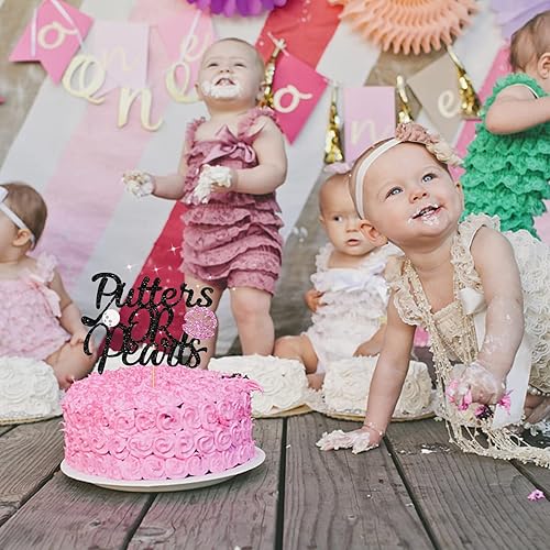 Miniatura 6 de Putters or Pearls - Decoración para tartas, letrero de golf, revelación de género, decoración de pastel de baby shower, decoración de suministros de