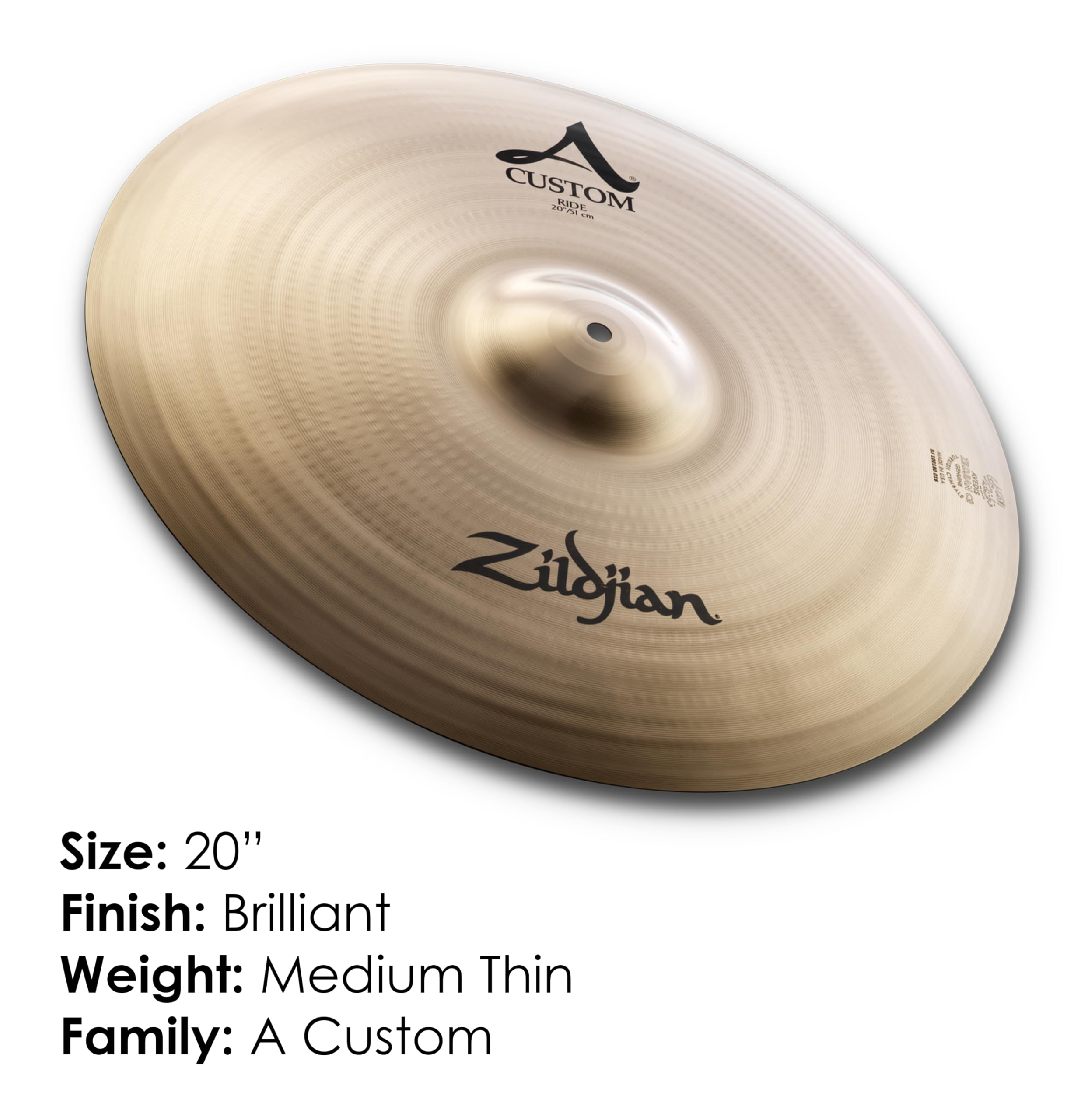 ジルジャン Aカスタム ミディアムライド20\