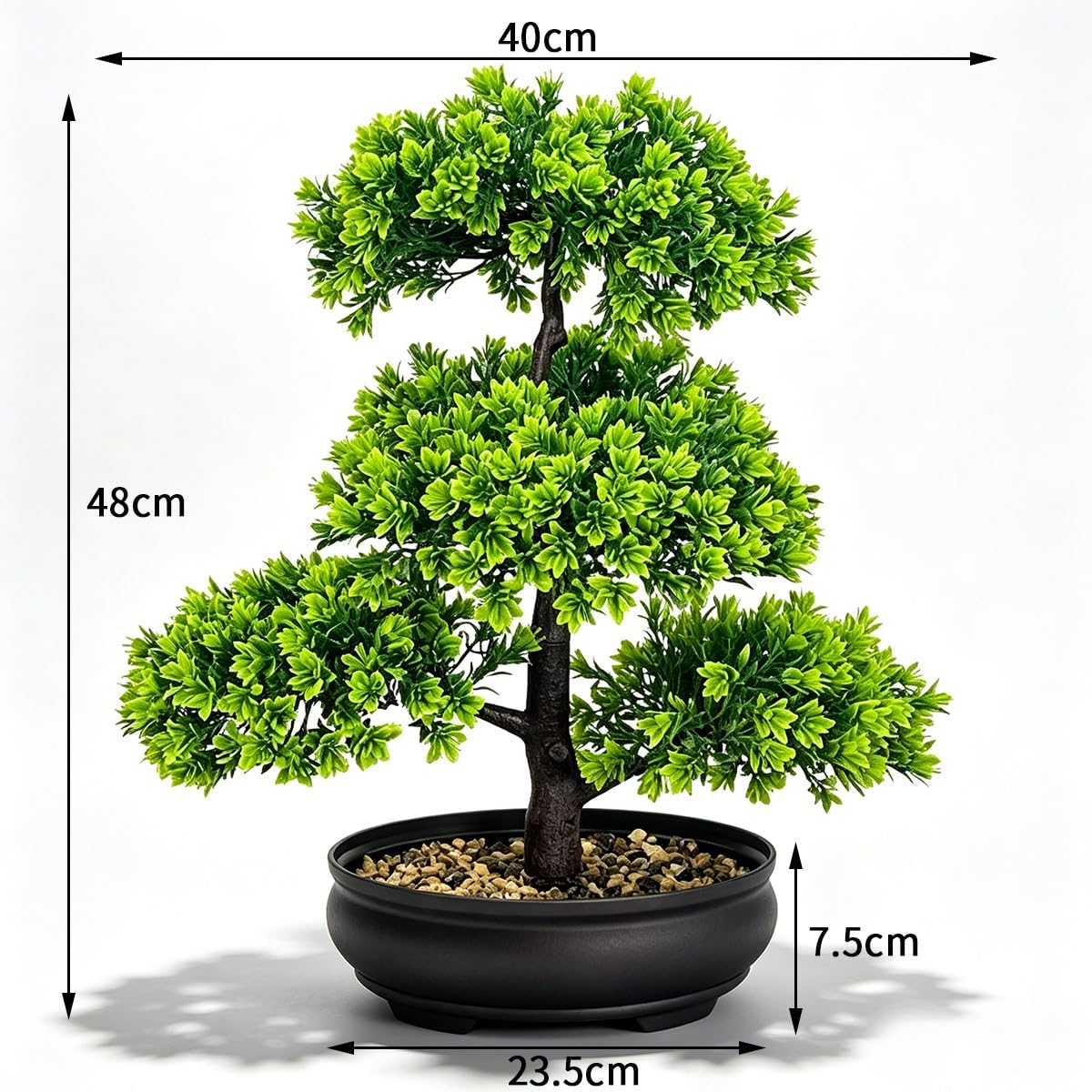 Plantes Porte D'entrée, Bonsaï Fleurs Artificielles Pot,Fausses D'intérieur
