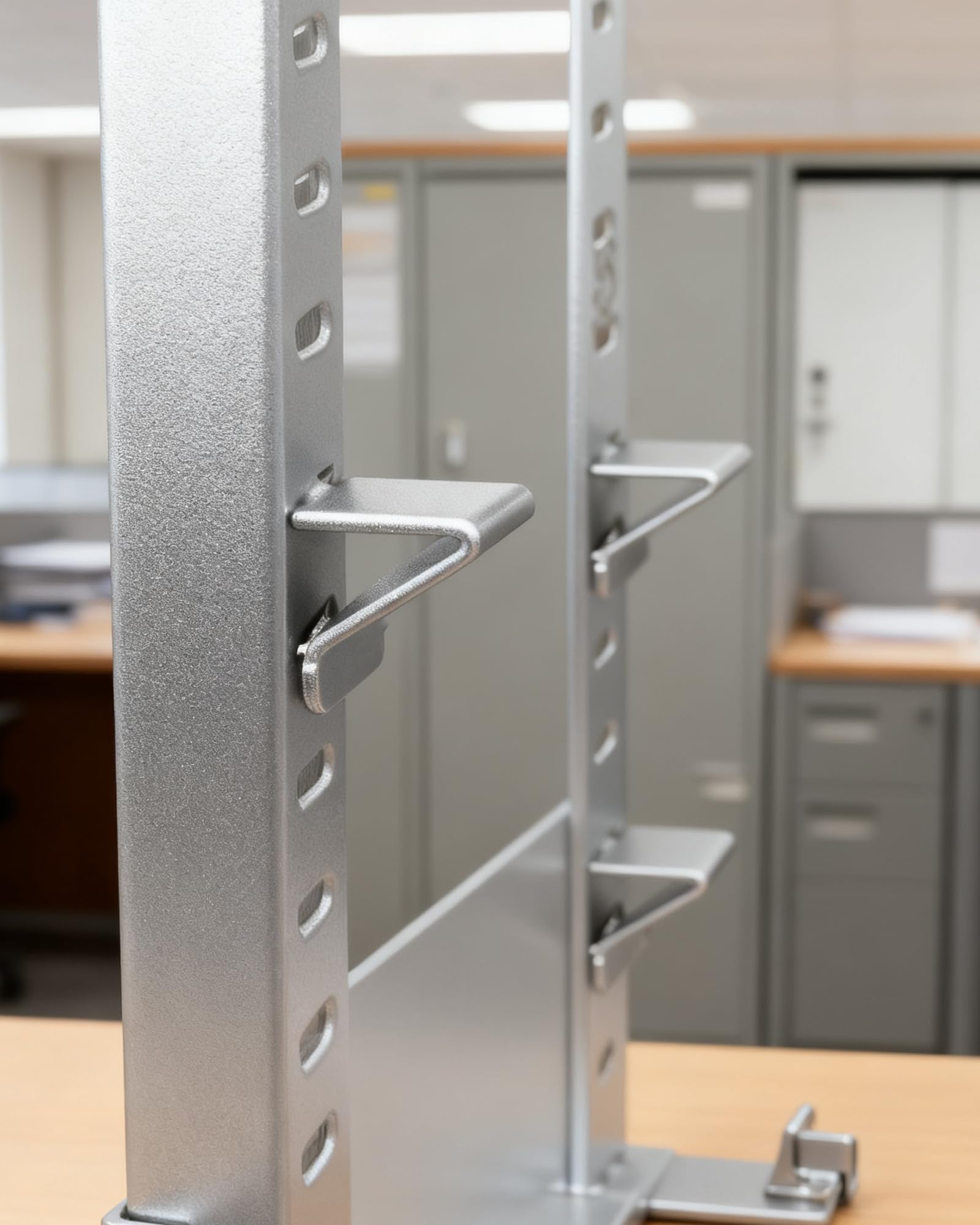 Silver Shelf Clips - Heavy Duty & Adjustable -6