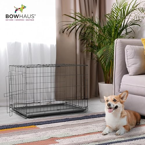 Miniatura 7 de Bandeja de repuesto para jaula de perro de 46.8 pulgadas, bandeja de plástico resistente e impermeable para perreras de 48 pulgadas para mascotas,