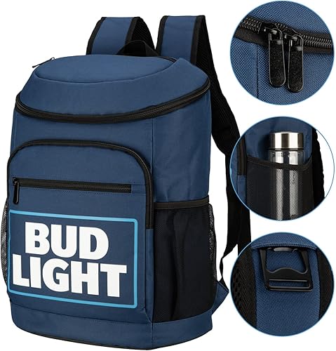 Miniatura 4 de Mochila térmica de cerveza aislada de 21 litros a prueba de fugas, enfriador suave para playa, camping, senderismo, picnic