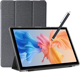 Android Tablet, 10 inch Tablets with Case, 6GB RAM+64GB ROM/ 1TB Expandable Tablet, 1.8Ghz Quad-core Processor, 1280*800 IPS Touch Screen, 8MP Camera, 6000mAH Battery, 2.4G/5G Wifi 6 BT 5.0 Tableta