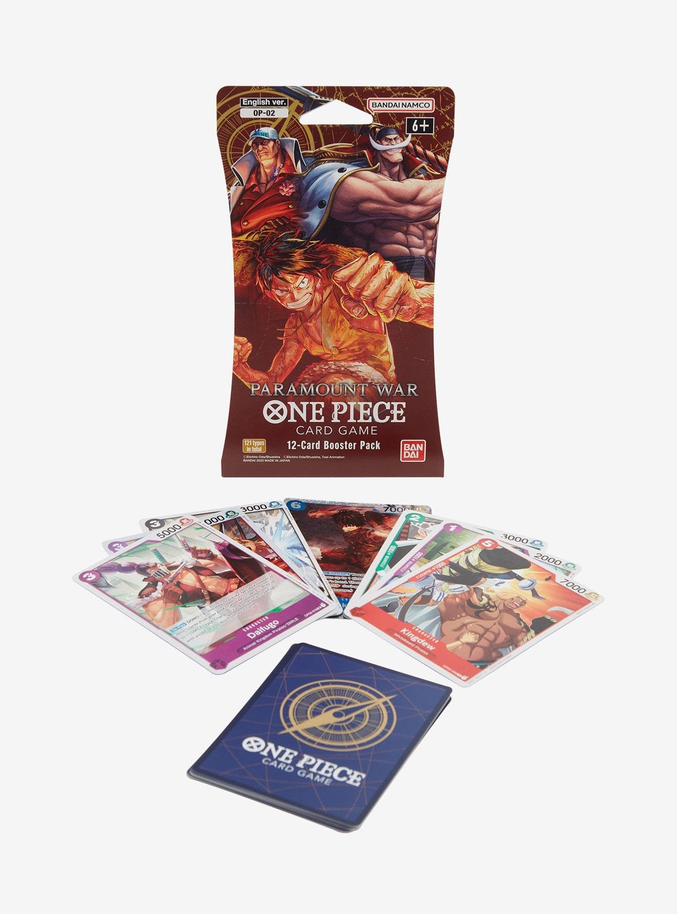 Amazon.com: One Piece Card Game Paramount War Booster Pack : Toys