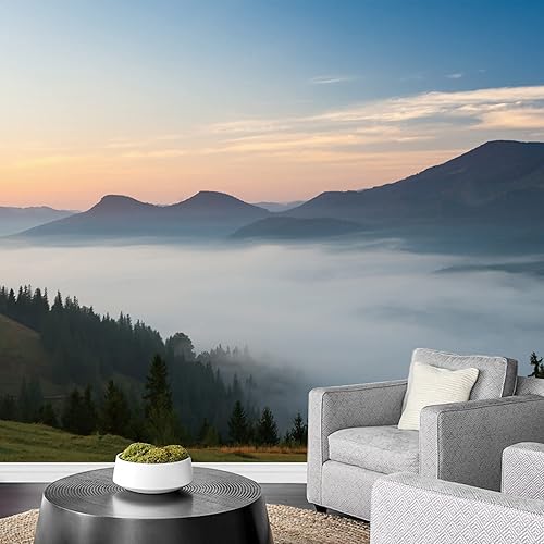 Miniatura 25 de SIGNWIN Mural de pared con vista al mar azul y playa extraíble, autoadhesivo, decoración de pared para dormitorio, sala de estar, 66 x 96 pulgadas